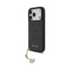 Coque iPhone 17 Pro Guess 4G Charms Collection MagSafe noire