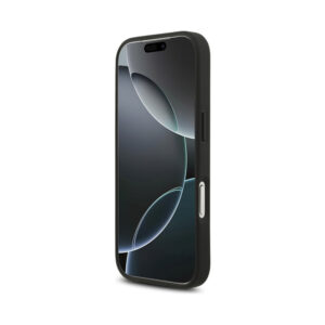 Coque iPhone 17 Pro Guess 4G Circle Classic Logo MagSafe – Case noire — visuel 5