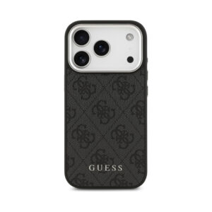 Coque iPhone 17 Pro Guess 4G Classic Logo MagSafe noire — visuel 3