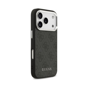Coque iPhone 17 Pro Guess 4G Classic Logo MagSafe noire — visuel 4