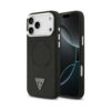 Coque iPhone 17 Pro Guess Triangle Logo MagSafe noire