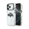 Coque iPhone 17 Pro Karl Lagerfeld IML Karl Sketch Logo MagSafe transparente