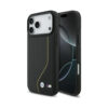 Coque iPhone 17 Pro Max BMW M Carbon Line & Logo MagSafe jaune