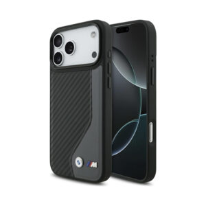 Coque iPhone 17 Pro Max BMW M Carbon Logo MagSafe