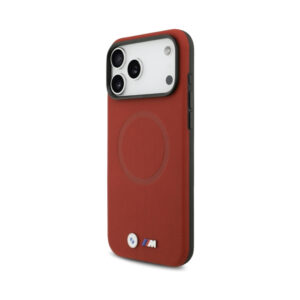 Coque iPhone 17 Pro Max BMW M FW Metal Logo MagSafe rouge — visuel 2