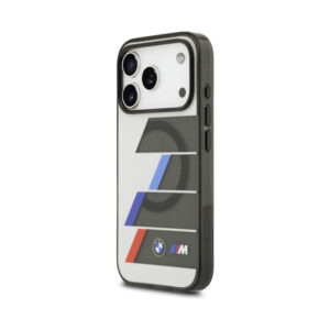 Coque iPhone 17 Pro Max BMW M IML Metal Buttons Tricolor Lines MagSafe — visuel 2
