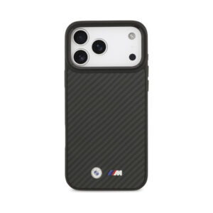 Coque iPhone 17 Pro Max BMW M Kevlar Matt MagSafe noire — visuel 3