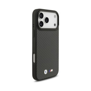 Coque iPhone 17 Pro Max BMW M Kevlar Matt MagSafe noire — visuel 4