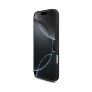 Coque iPhone 17 Pro Max BMW M Perforated Stripe Logo MagSafe bleu marine — visuel 5