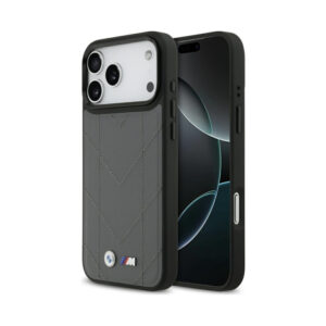 Coque iPhone 17 Pro Max BMW M Quilted Logo MagSafe