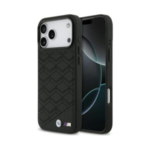 Coque iPhone 17 Pro Max BMW M Shape Logo MagSafe noire