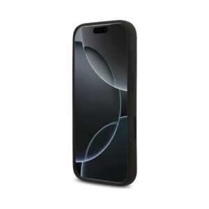 Coque iPhone 17 Pro Max Karl Lagerfeld Silicone Karl & Choupette Ring MagSafe noire — visuel 5