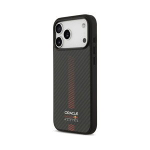 Coque iPhone 17 Pro Max Red Bull Kevlar Powerbar MagSafe noire — visuel 2