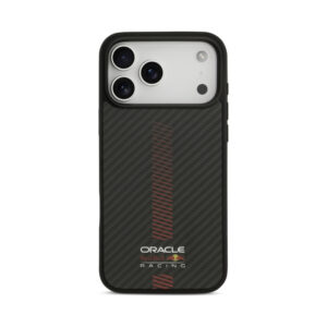 Coque iPhone 17 Pro Max Red Bull Kevlar Powerbar MagSafe noire — visuel 3