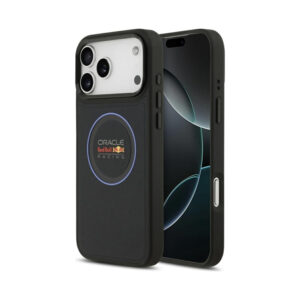 Coque iPhone 17 Pro Max Red Bull Meshed Blue Ring & Metal Buttons MagSafe bleu marine