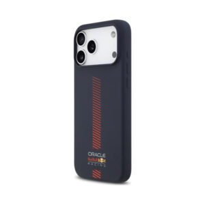 Coque iPhone 17 Pro Max Red Bull Silicone Powerbar MagSafe bleu marine — visuel 2