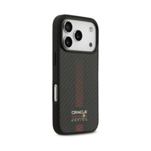 Coque iPhone 17 Pro Red Bull Kevlar Powerbar MagSafe noire — visuel 4