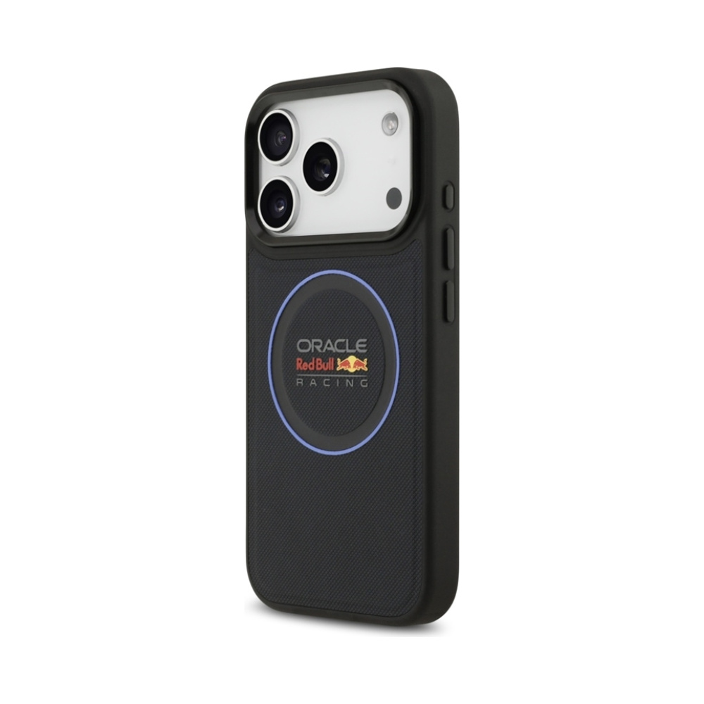 Coque iPhone 17 Pro Red Bull Meshed Blue Ring & Metal Buttons MagSafe bleu marine — visuel 2