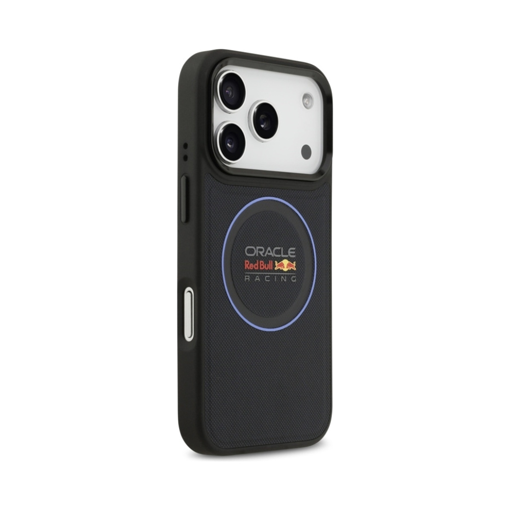 Coque iPhone 17 Pro Red Bull Meshed Blue Ring & Metal Buttons MagSafe bleu marine — visuel 4