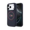 Coque iPhone 17 Pro Red Bull Silicone Red Ring MagSafe bleu marine