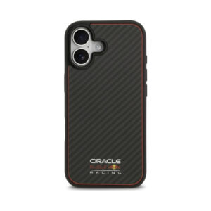 Coque iPhone 17 Red Bull Kevlar Logo Matt MagSafe noire — visuel 3