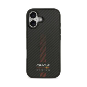 Coque iPhone 17 Red Bull Kevlar Powerbar MagSafe noire — visuel 3