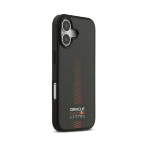 Coque iPhone 17 Red Bull Kevlar Powerbar MagSafe noire — visuel 4