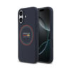 Coque iPhone 17 Red Bull Silicone Red Ring MagSafe bleu marine