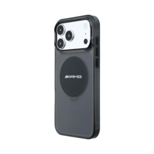 Coque iPhone 18 Pro Max AMG IML Transparent Bicolor Block MagSafe noire — visuel 2