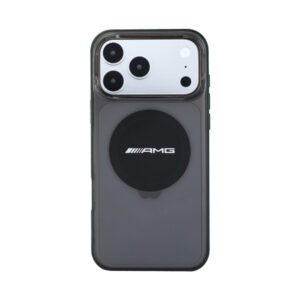 Coque iPhone 18 Pro Max AMG IML Transparent Bicolor Block MagSafe noire — visuel 3