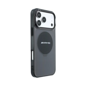 Coque iPhone 18 Pro Max AMG IML Transparent Bicolor Block MagSafe noire — visuel 4