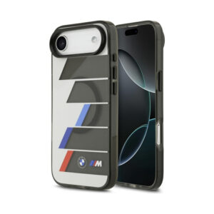 Coque iPhone Air BMW M IML Metal Buttons Tricolor Lines MagSafe