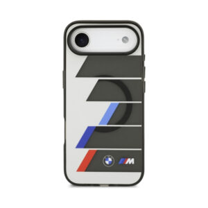 Coque iPhone Air BMW M IML Metal Buttons Tricolor Lines MagSafe — visuel 3