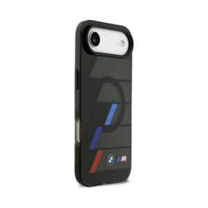 Coque iPhone Air BMW M IML Metal Buttons Tricolor Lines MagSafe noire — visuel 4