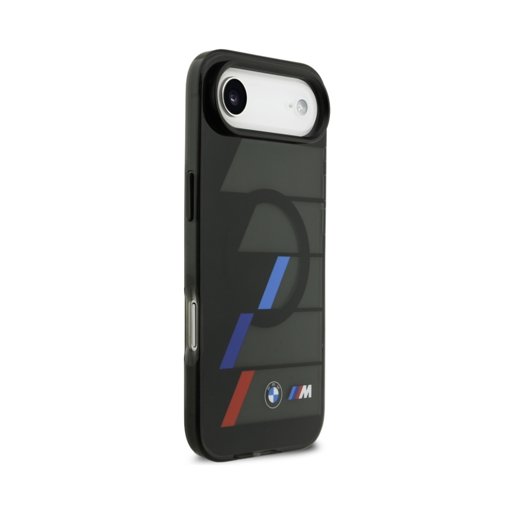 Coque iPhone Air BMW M IML Metal Buttons Tricolor Lines MagSafe noire — visuel 4
