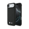 Coque iPhone Air BMW M Quilted Logo MagSafe noire