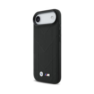 Coque iPhone Air BMW M Quilted Logo MagSafe noire — visuel 2