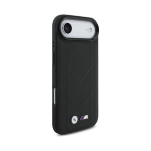 Coque iPhone Air BMW M Quilted Logo MagSafe noire — visuel 4
