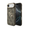 Coque iPhone Air Guess 4G Big 4G Classic Logo brune et dorée
