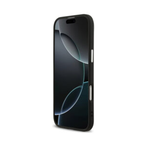 Coque iPhone Air Guess 4G Big 4G Classic Logo noire et argentée — visuel 5