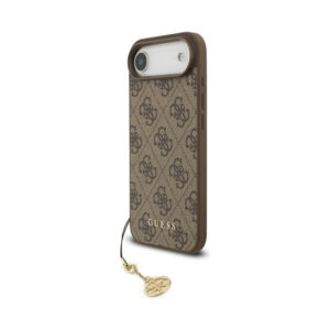 Coque iPhone Air Guess 4G Charms Collection MagSafe brune