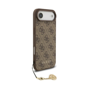Coque iPhone Air Guess 4G Charms Collection MagSafe brune — visuel 3