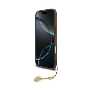 Coque iPhone Air Guess 4G Charms Collection MagSafe brune — visuel 4