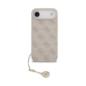 Coque iPhone Air Guess 4G Charms Collection MagSafe rose — visuel 2