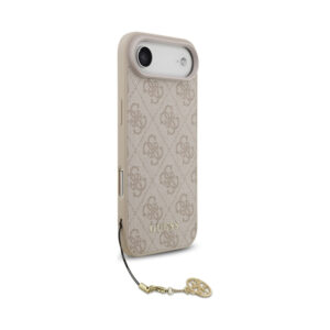 Coque iPhone Air Guess 4G Charms Collection MagSafe rose — visuel 3