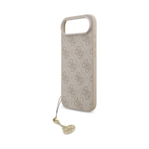 Coque iPhone Air Guess 4G Charms Collection MagSafe rose — visuel 5