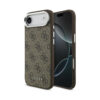 Coque iPhone Air Guess 4G Classic Logo MagSafe brune