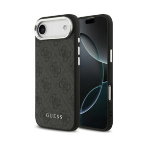 Coque iPhone Air Guess 4G Classic Logo MagSafe noire