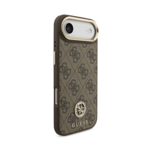 Coque iPhone Air Guess 4G Strass Logo MagSafe brune — visuel 4