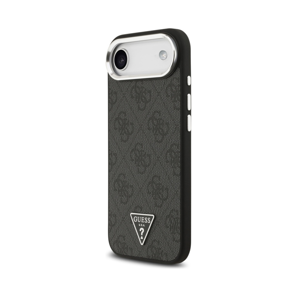 Coque iPhone Air Guess 4G Triangle Logo MagSafe noire — visuel 2